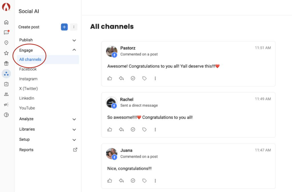 Engagement Monitoring within BrightFire's New Social Media Dashboard